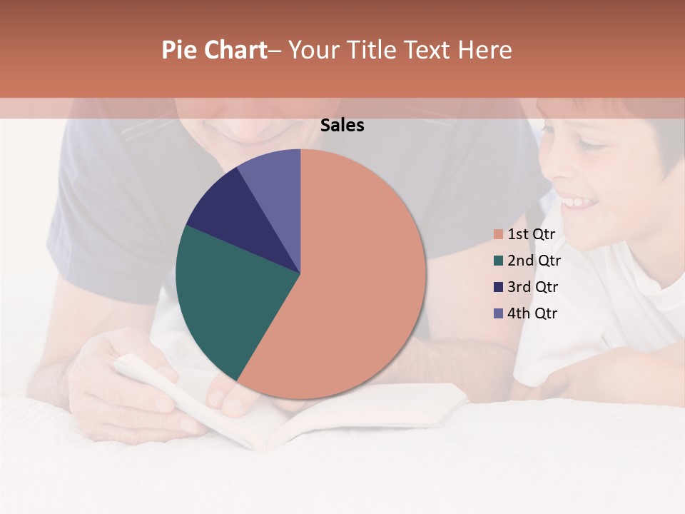 Caucasian Natural Grandfather PowerPoint Template