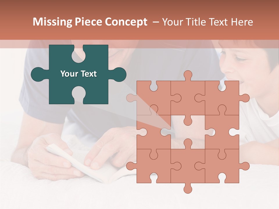 Caucasian Natural Grandfather PowerPoint Template