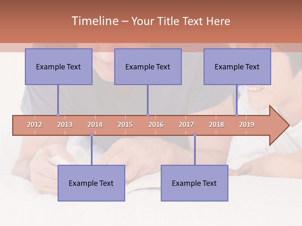 Caucasian Natural Grandfather PowerPoint Template