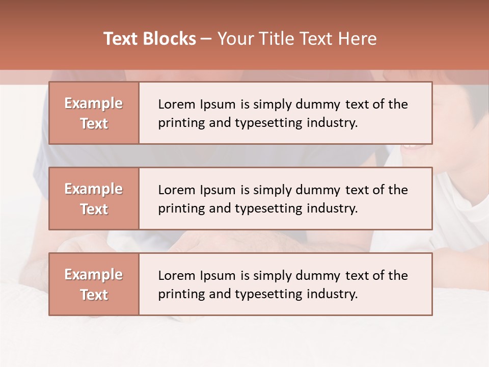 Caucasian Natural Grandfather PowerPoint Template