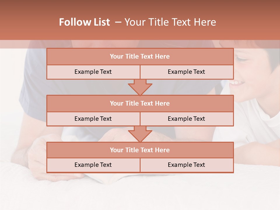 Caucasian Natural Grandfather PowerPoint Template