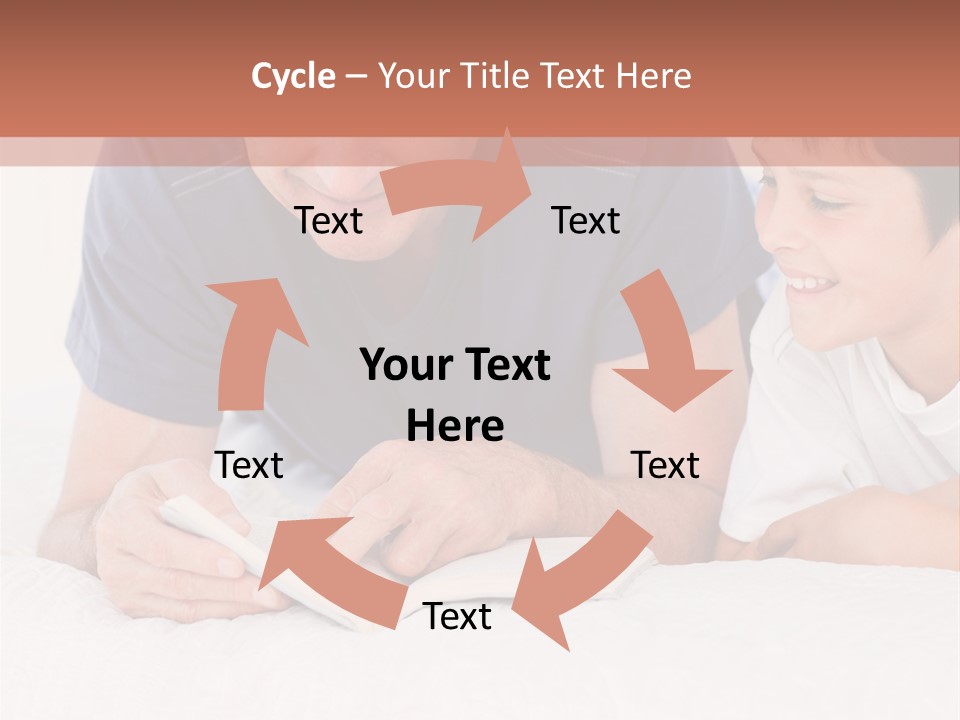 Caucasian Natural Grandfather PowerPoint Template