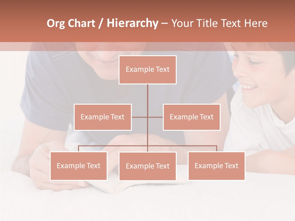 Caucasian Natural Grandfather PowerPoint Template