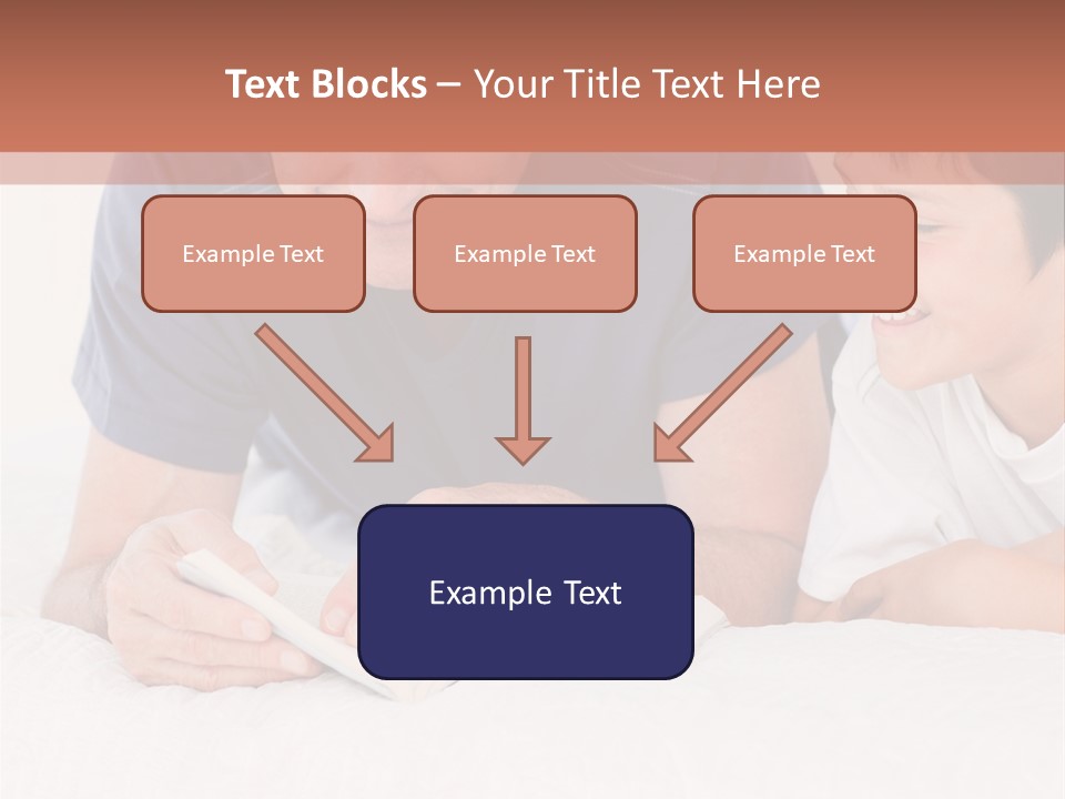 Caucasian Natural Grandfather PowerPoint Template