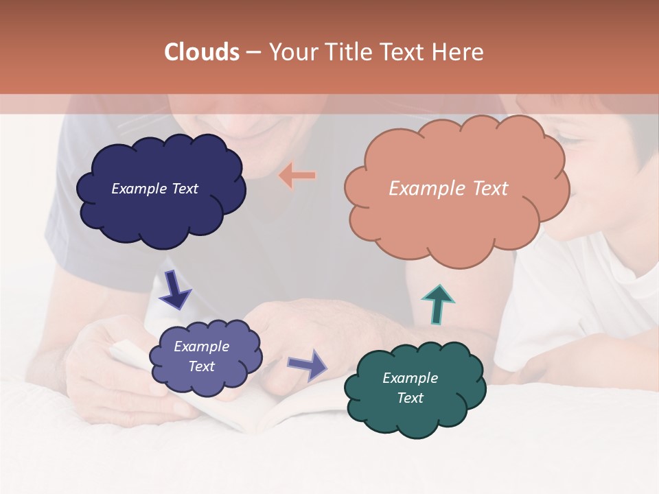 Caucasian Natural Grandfather PowerPoint Template