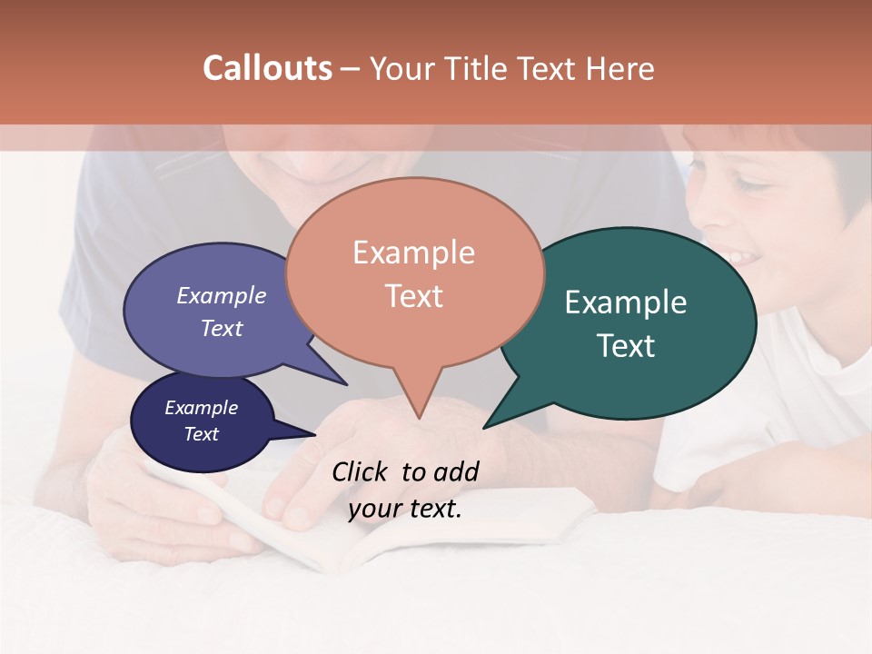 Caucasian Natural Grandfather PowerPoint Template