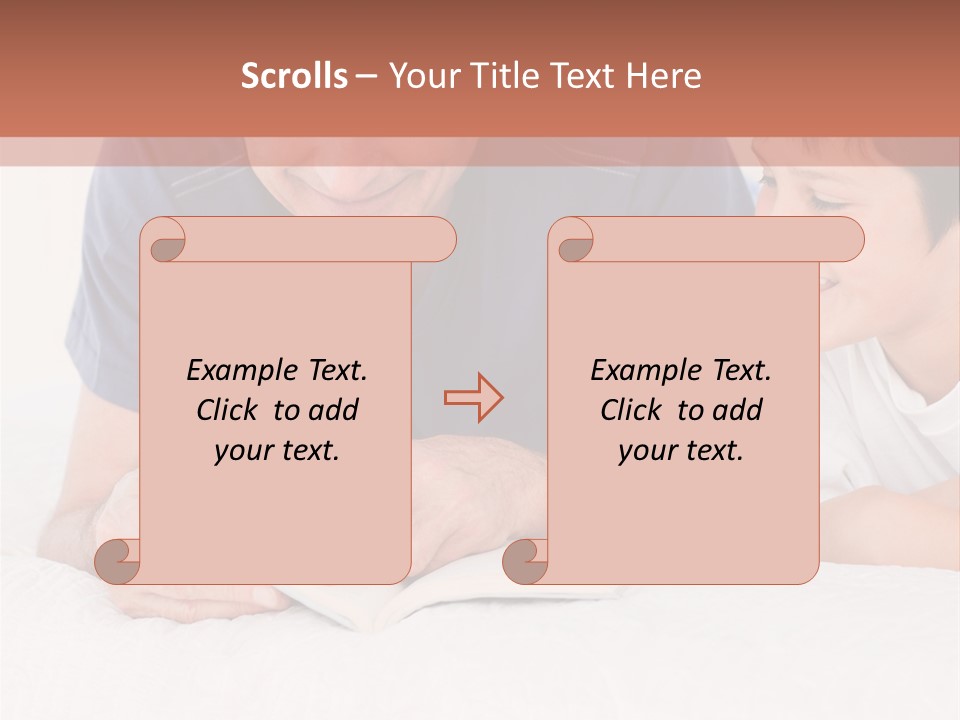 Caucasian Natural Grandfather PowerPoint Template