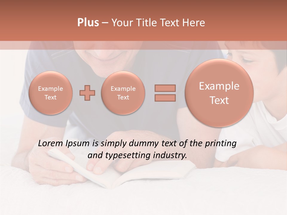 Caucasian Natural Grandfather PowerPoint Template