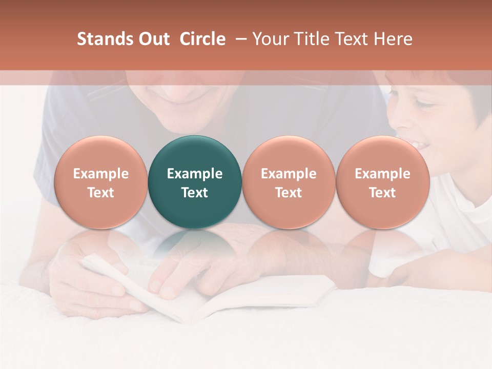 Caucasian Natural Grandfather PowerPoint Template