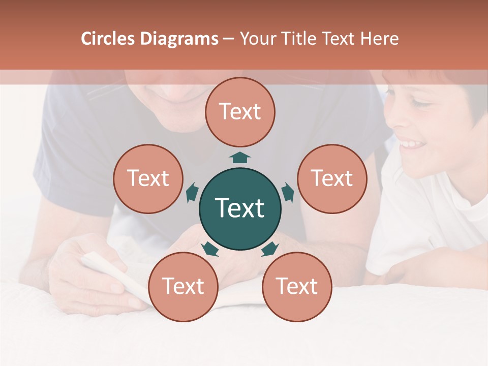 Caucasian Natural Grandfather PowerPoint Template