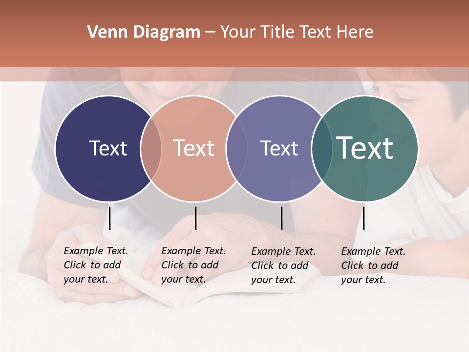 Caucasian Natural Grandfather PowerPoint Template