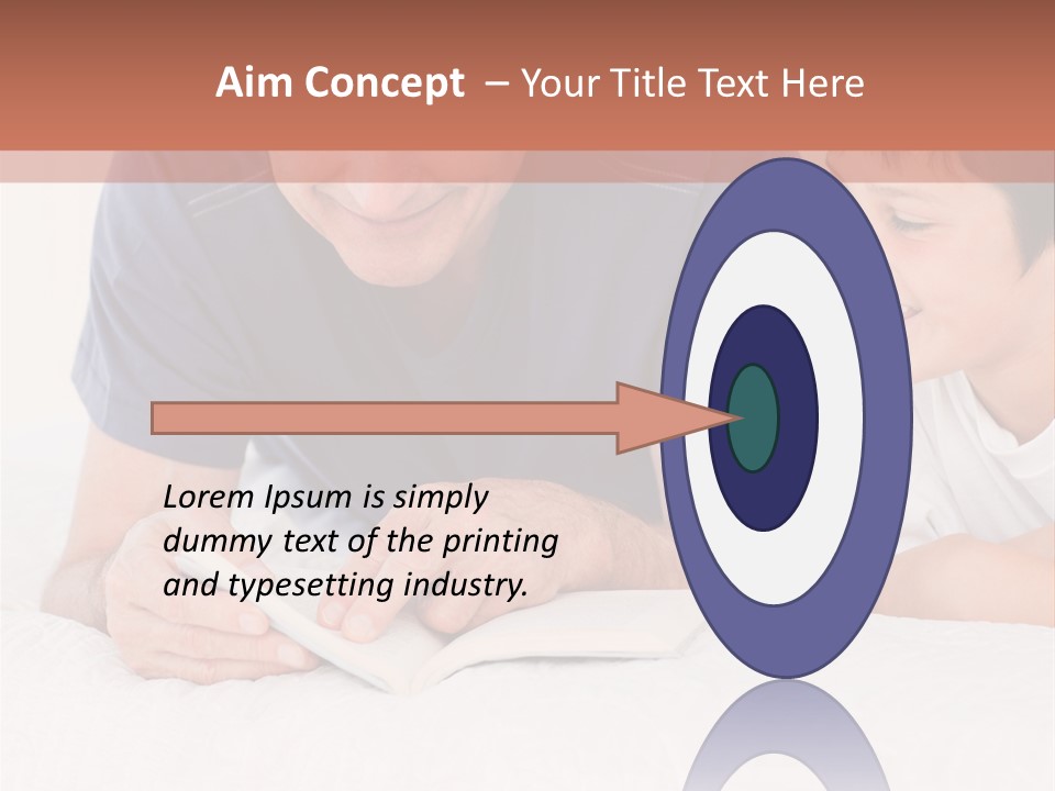 Caucasian Natural Grandfather PowerPoint Template