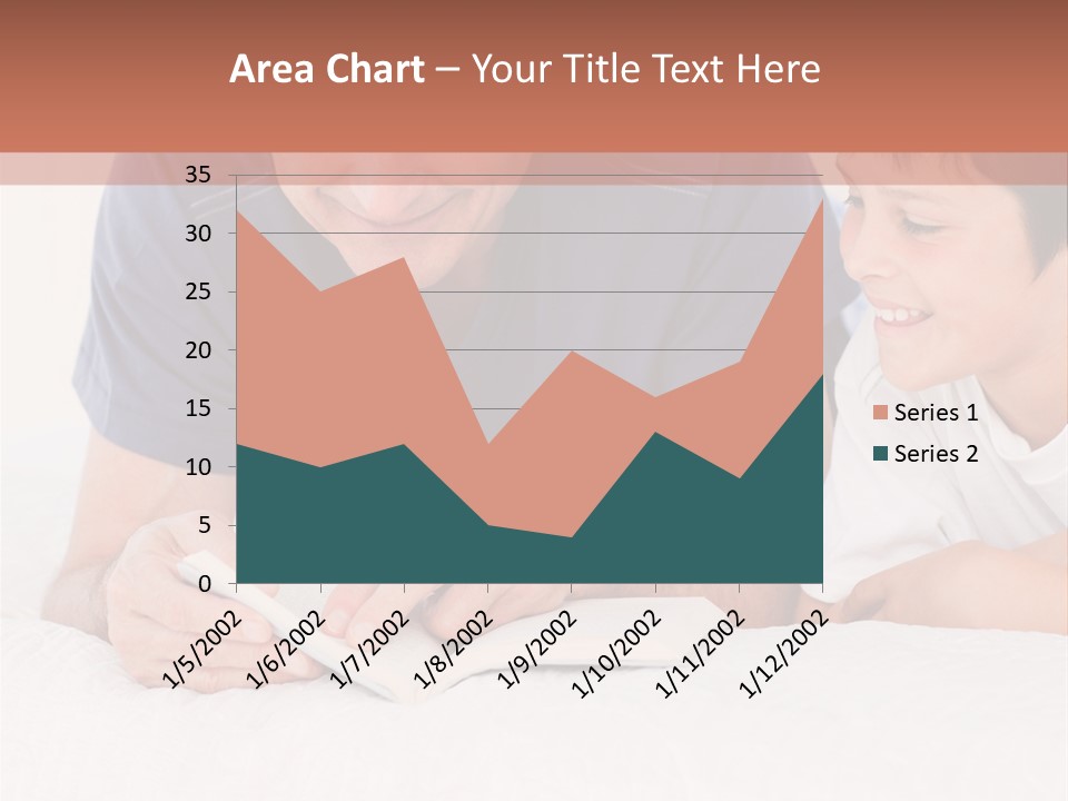 Caucasian Natural Grandfather PowerPoint Template