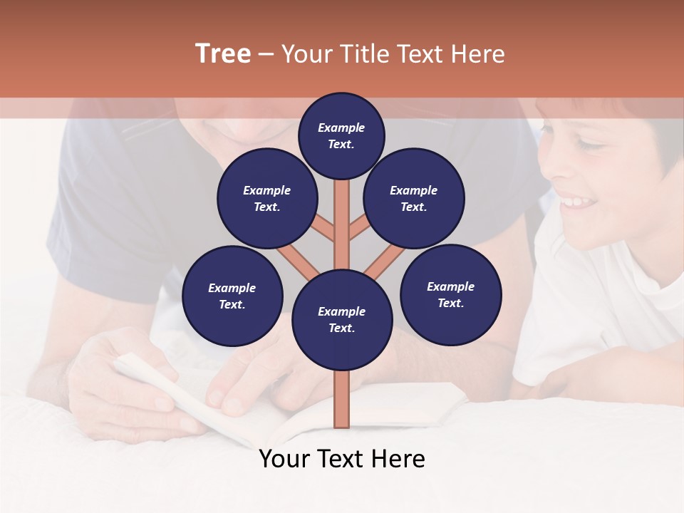 Caucasian Natural Grandfather PowerPoint Template