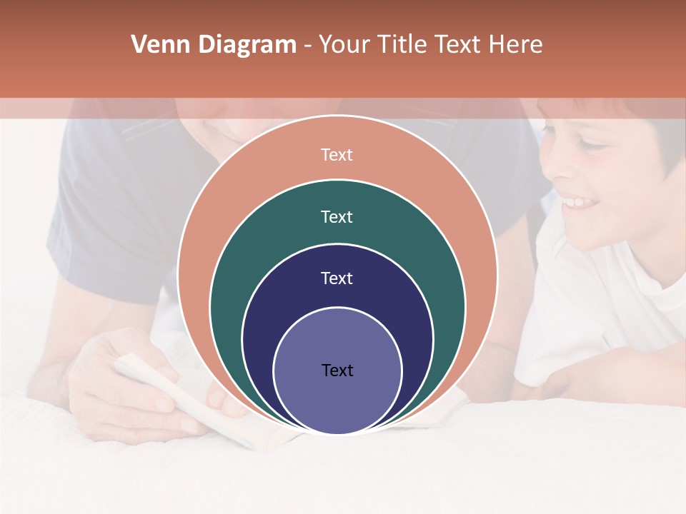 Caucasian Natural Grandfather PowerPoint Template