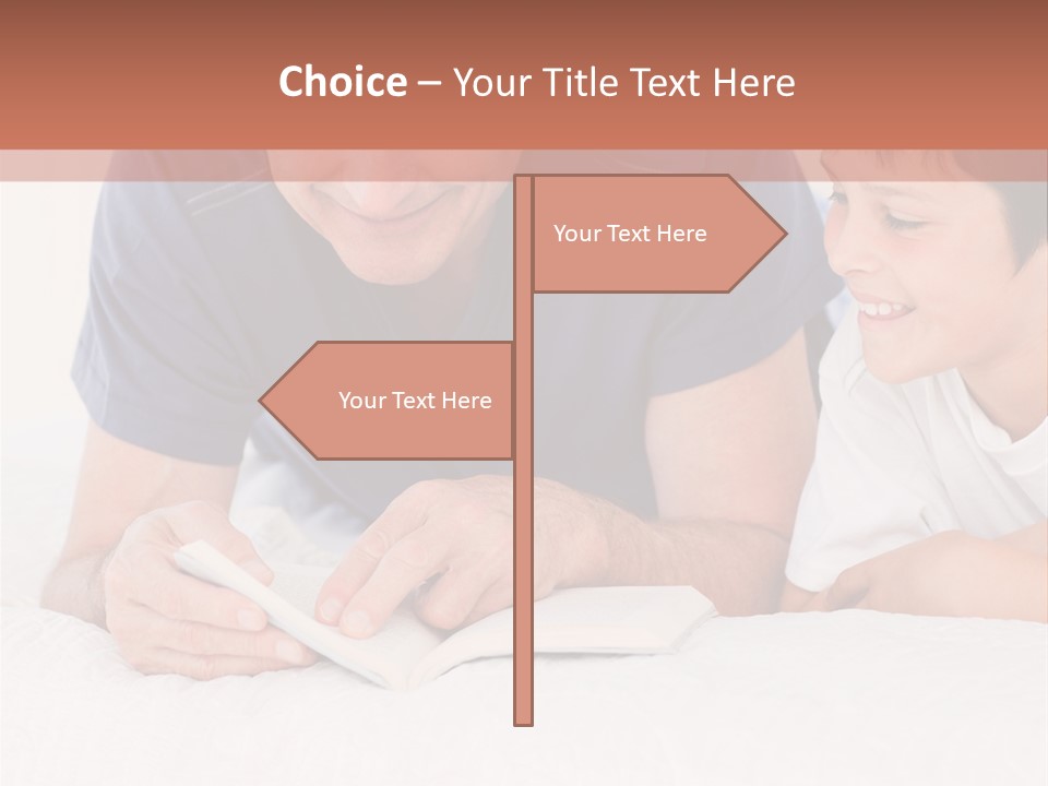 Caucasian Natural Grandfather PowerPoint Template