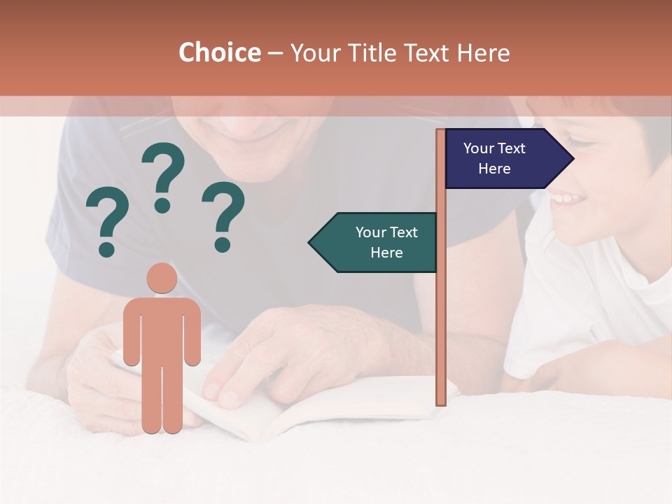 Caucasian Natural Grandfather PowerPoint Template