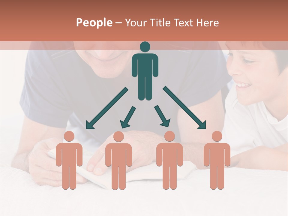 Caucasian Natural Grandfather PowerPoint Template