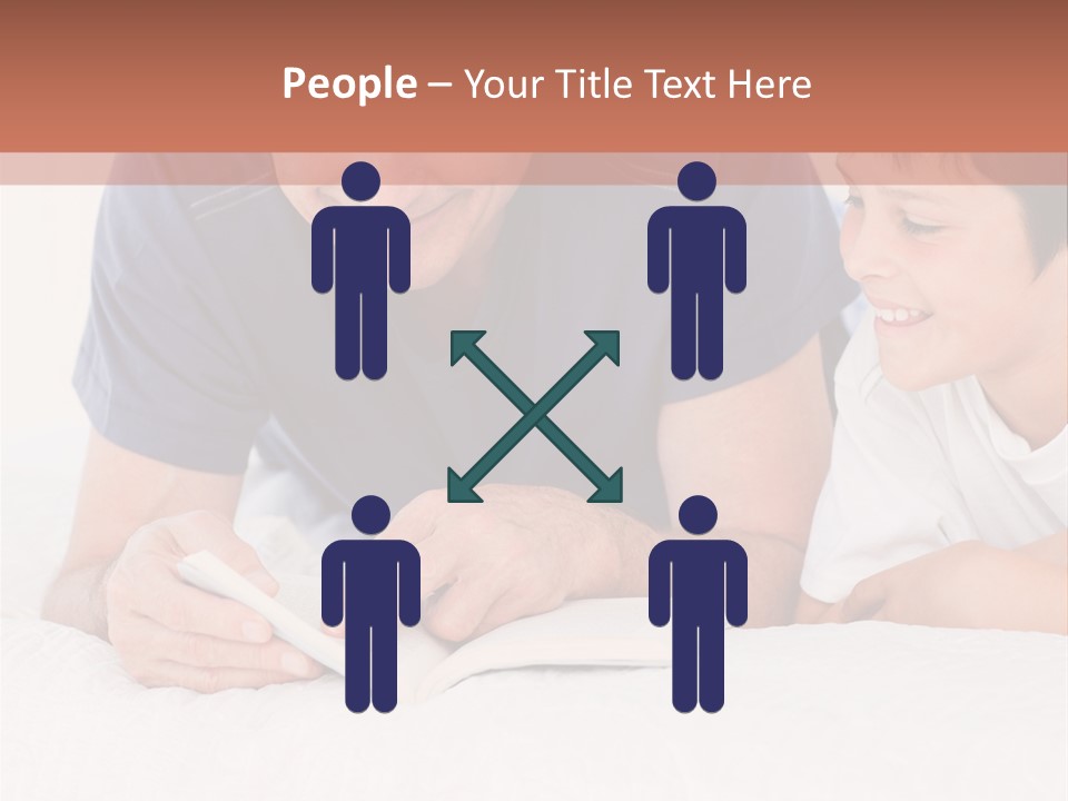 Caucasian Natural Grandfather PowerPoint Template