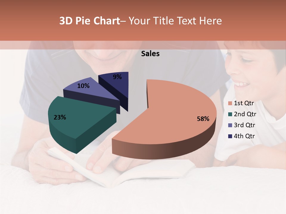 Caucasian Natural Grandfather PowerPoint Template