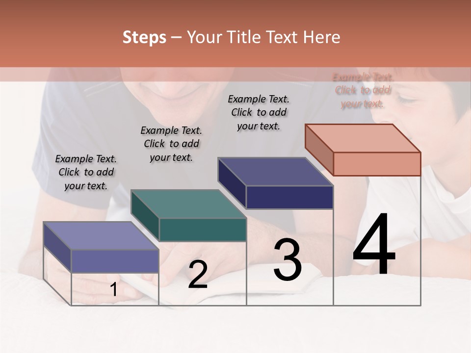 Caucasian Natural Grandfather PowerPoint Template