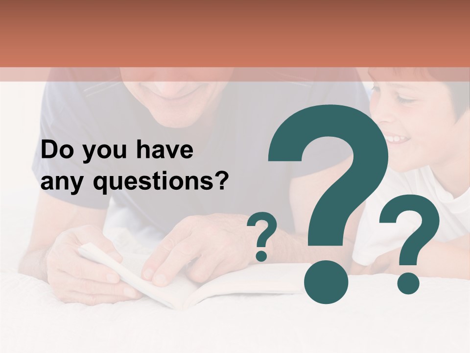 Caucasian Natural Grandfather PowerPoint Template