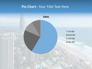 Blue Downtown Center PowerPoint Template