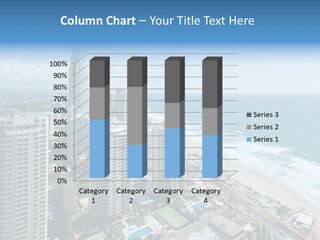 Blue Downtown Center PowerPoint Template