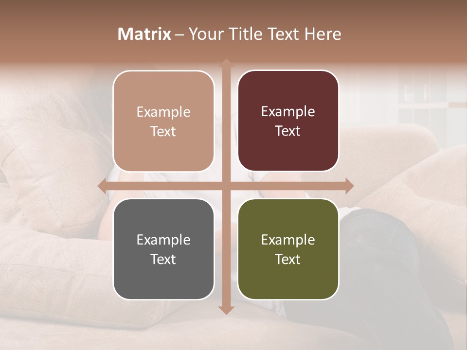 Man Channels Television PowerPoint Template
