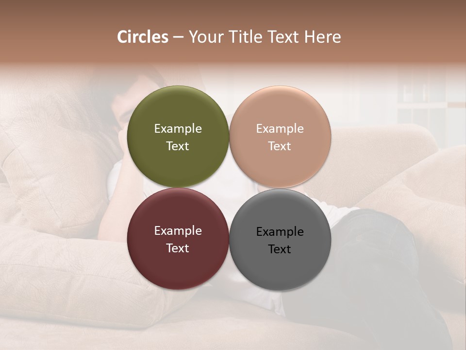 Man Channels Television PowerPoint Template