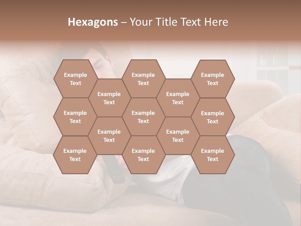 Man Channels Television PowerPoint Template