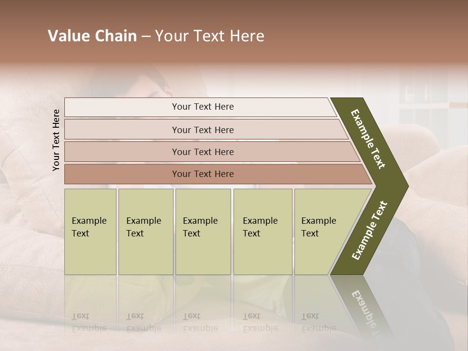 Man Channels Television PowerPoint Template