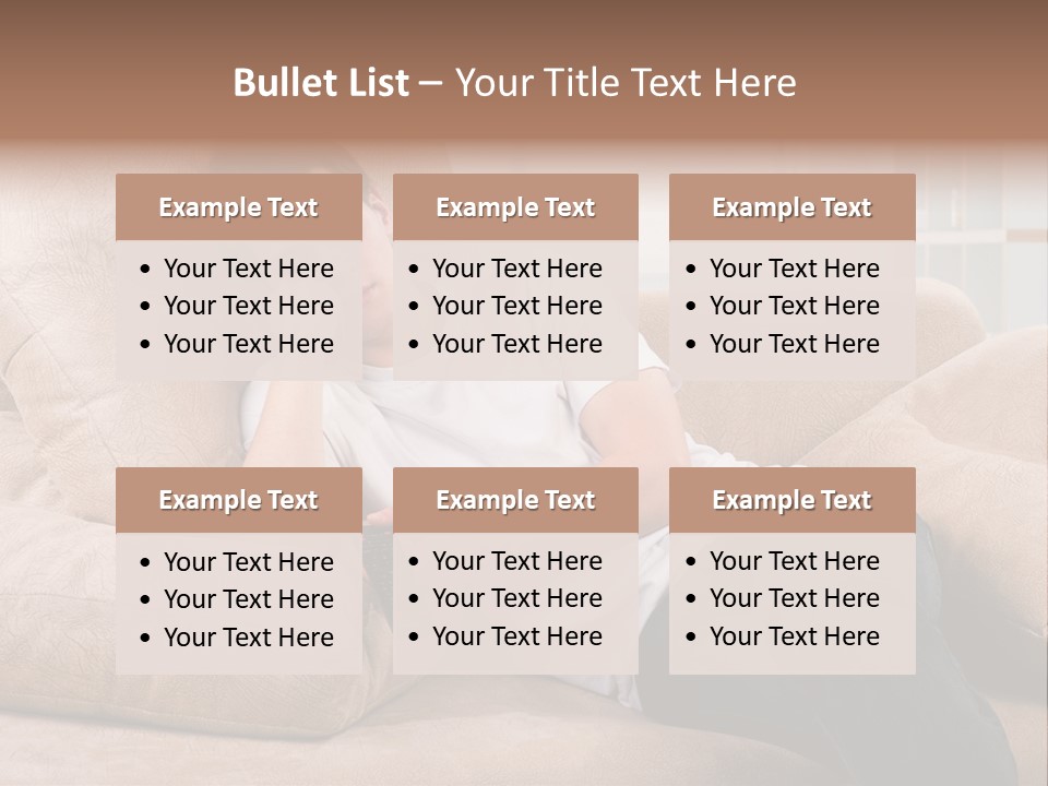 Man Channels Television PowerPoint Template