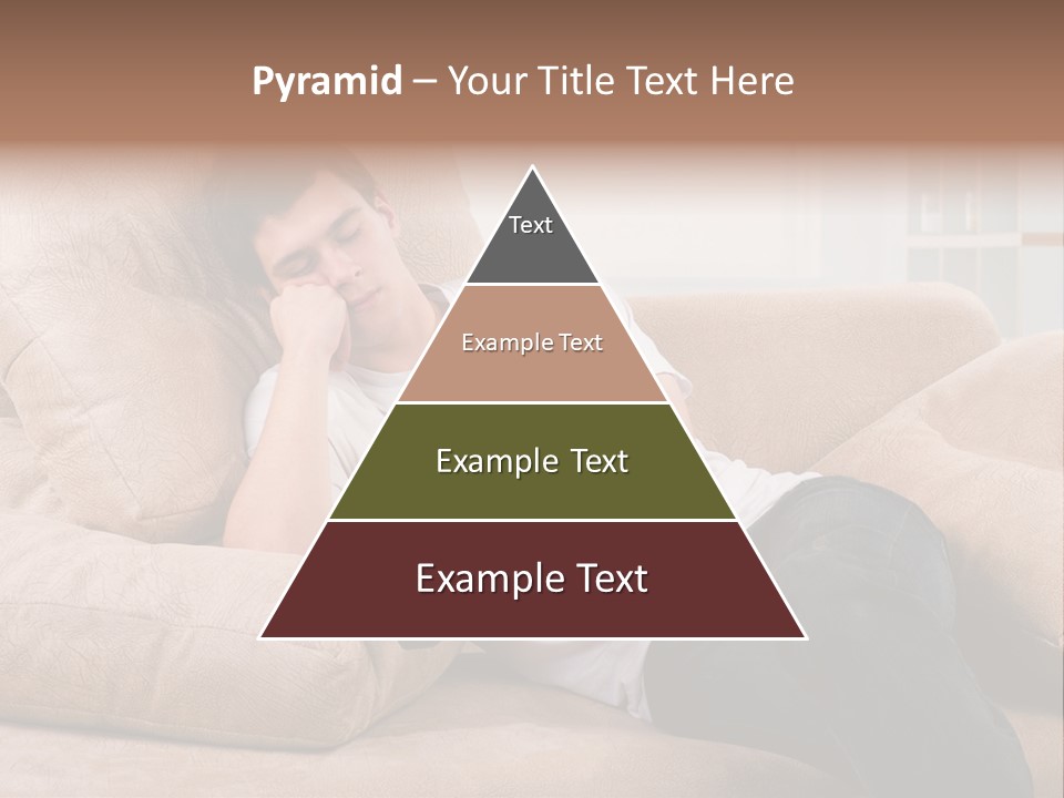 Man Channels Television PowerPoint Template