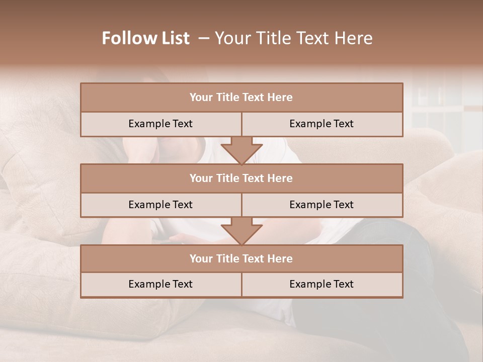 Man Channels Television PowerPoint Template