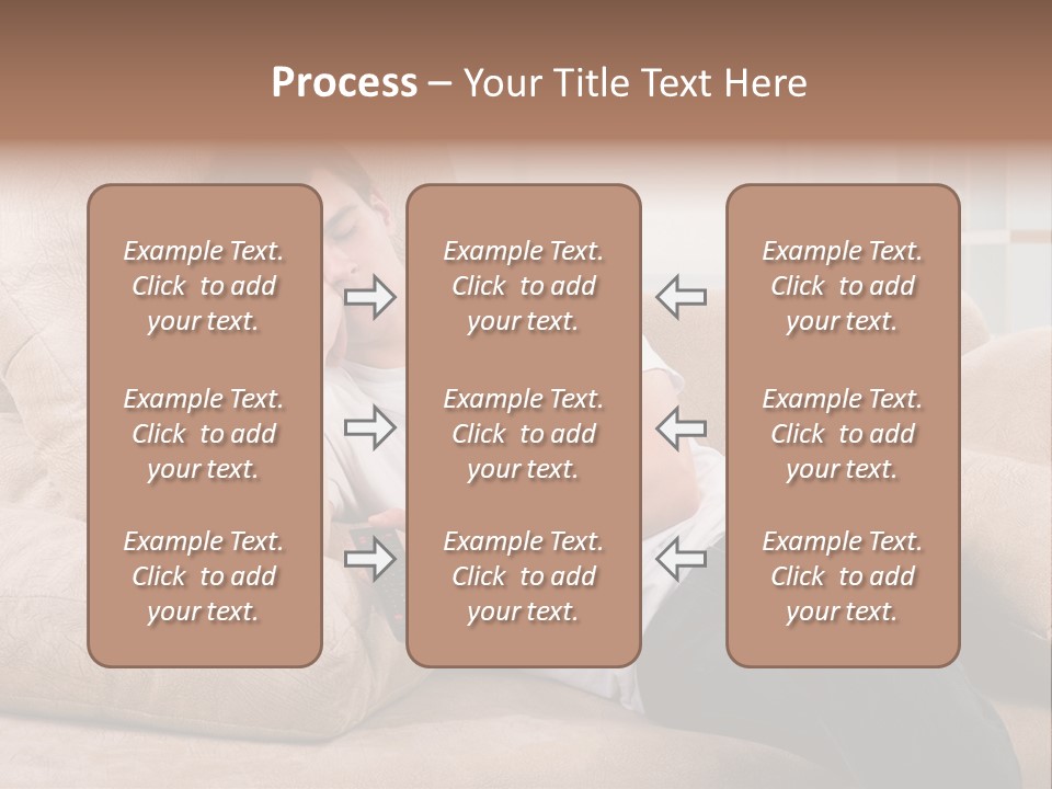 Man Channels Television PowerPoint Template