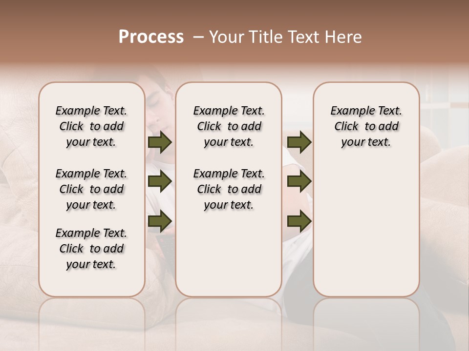 Man Channels Television PowerPoint Template