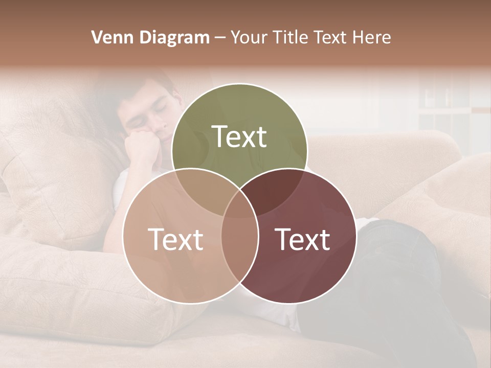 Man Channels Television PowerPoint Template