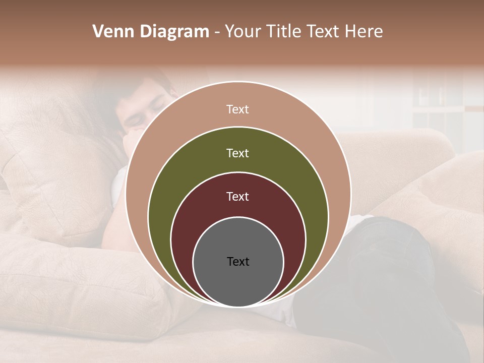 Man Channels Television PowerPoint Template