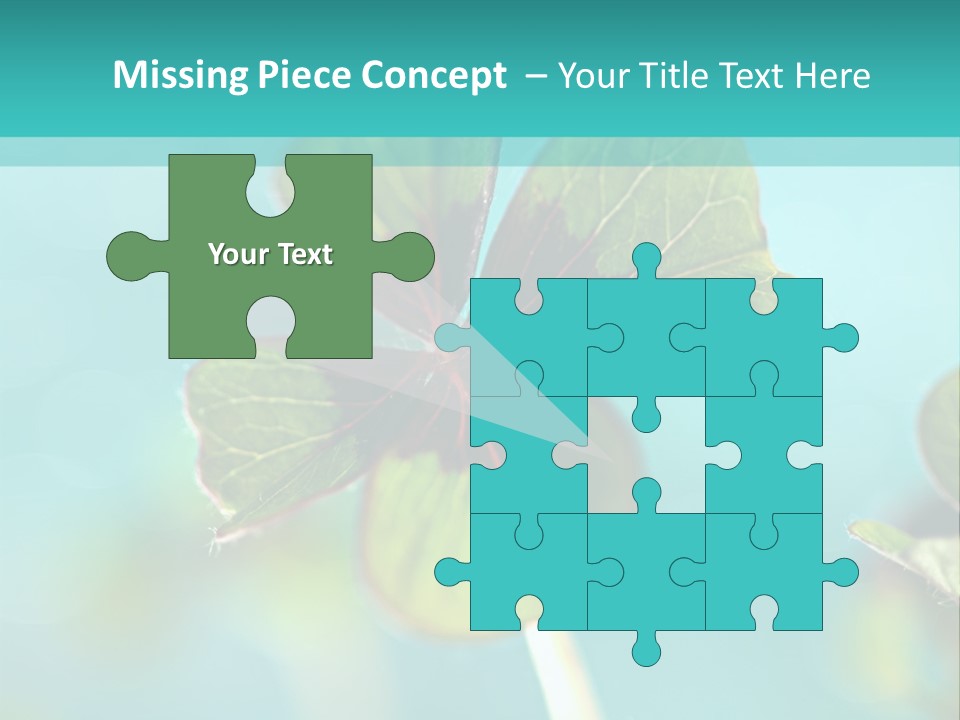 Leaf Leafed Fourleaved PowerPoint Template