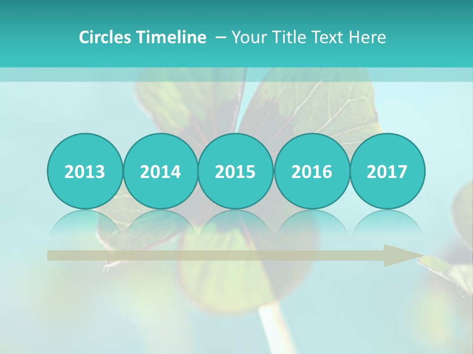 Leaf Leafed Fourleaved PowerPoint Template