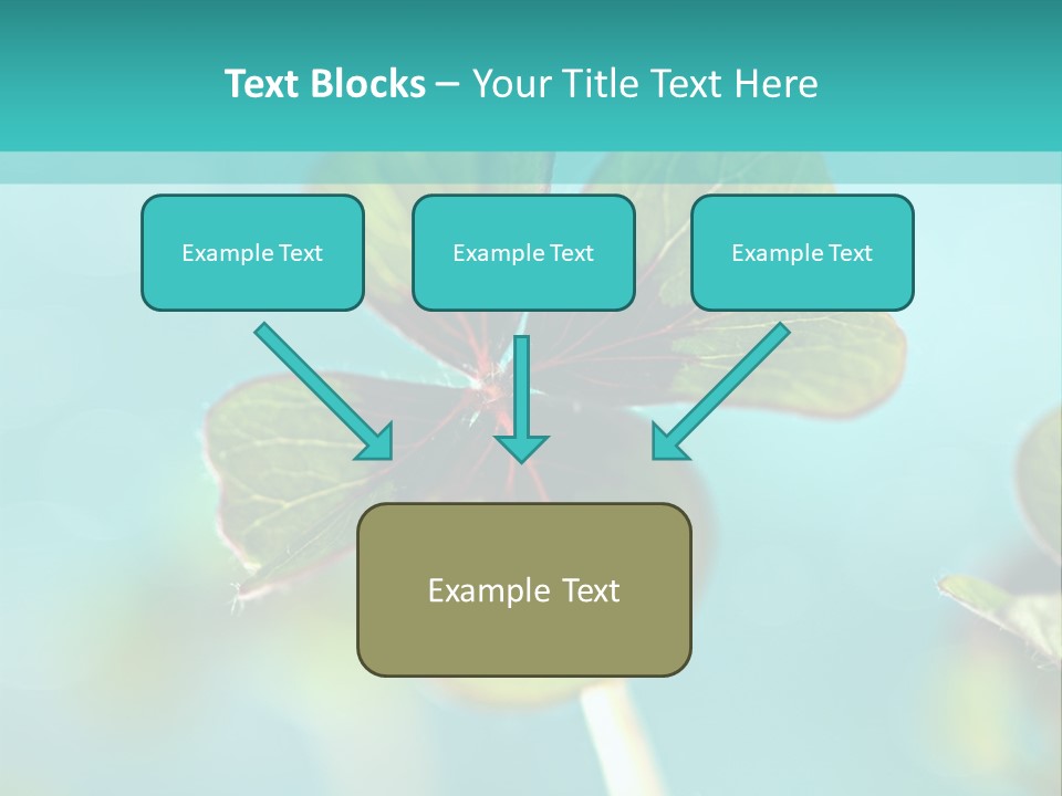 Leaf Leafed Fourleaved PowerPoint Template