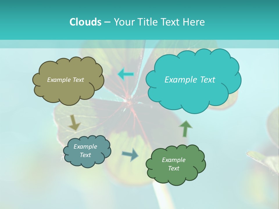 Leaf Leafed Fourleaved PowerPoint Template