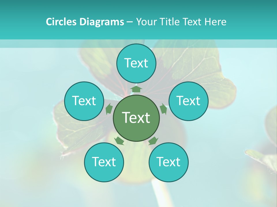 Leaf Leafed Fourleaved PowerPoint Template