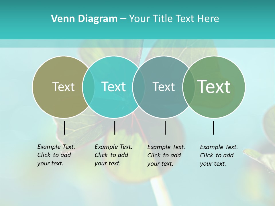 Leaf Leafed Fourleaved PowerPoint Template