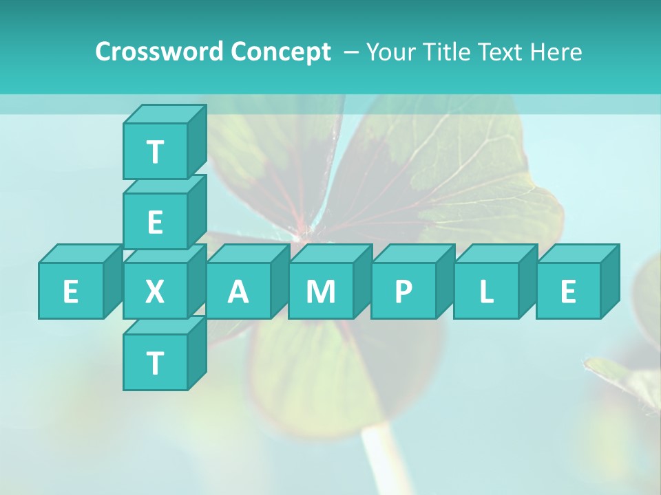 Leaf Leafed Fourleaved PowerPoint Template