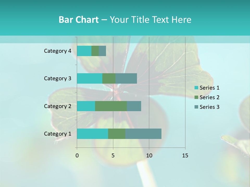 Leaf Leafed Fourleaved PowerPoint Template