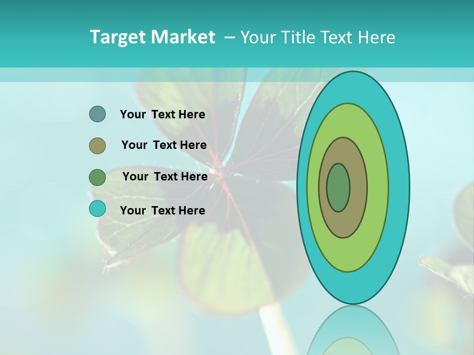 Leaf Leafed Fourleaved PowerPoint Template