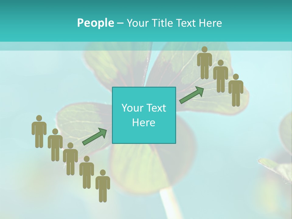 Leaf Leafed Fourleaved PowerPoint Template