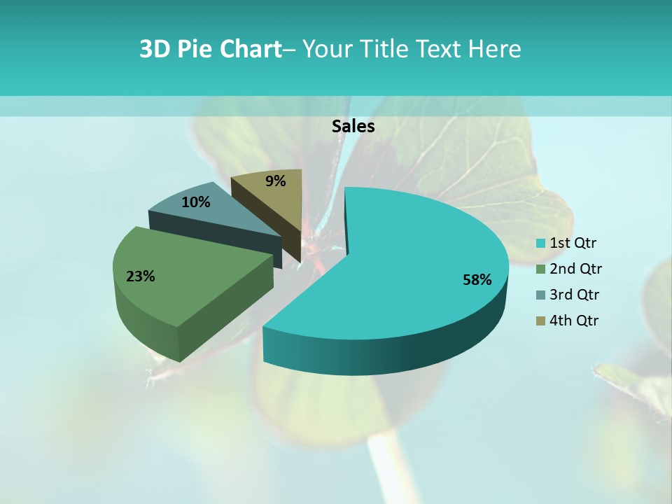 Leaf Leafed Fourleaved PowerPoint Template